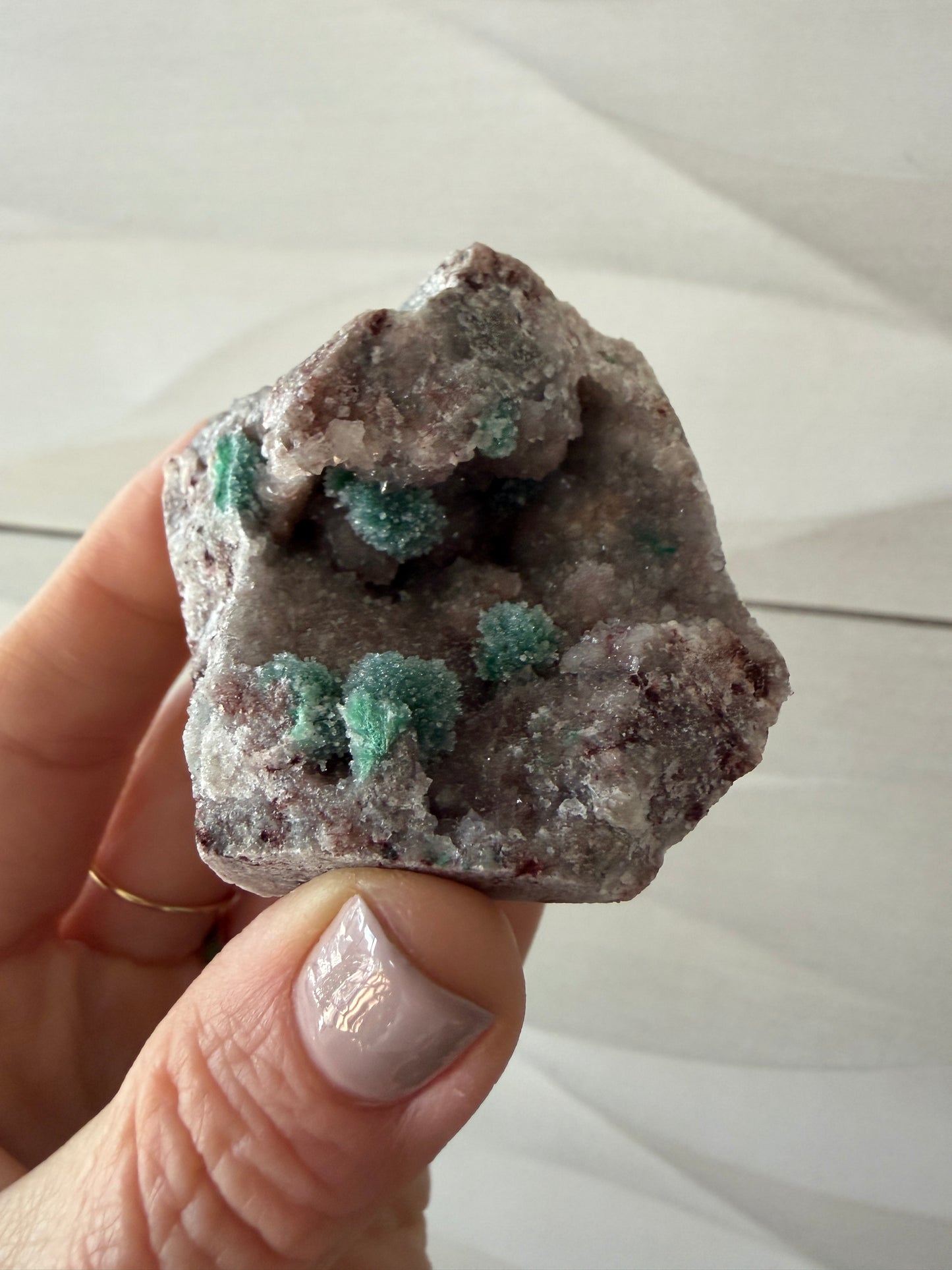 Malachite, Quartz from DR Congo