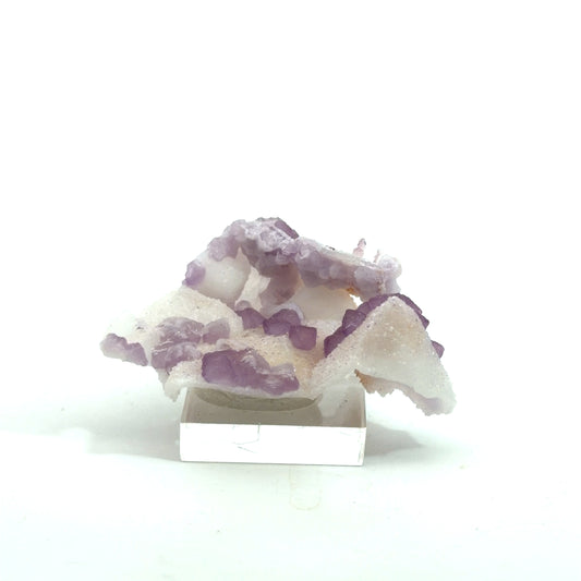 Fluorite on Quartz from Second Chance Mine