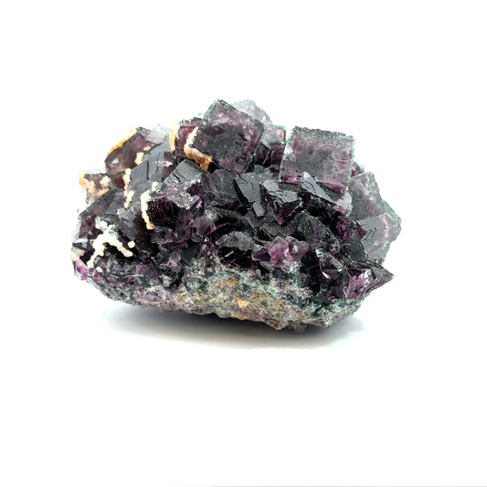 Fluorite, Calcite from Okorusu Mine, Namibia