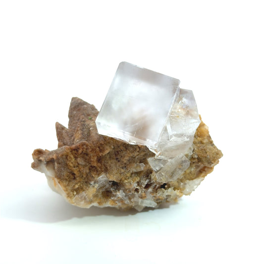 Fluorite, Calcite from Llamas Quarry, Spain