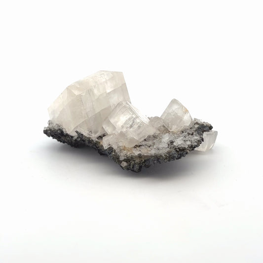 Calcite, Sphalerite from Blackstone Mine, Wisconsin